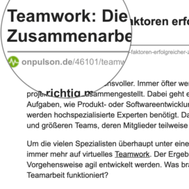 Teamwork: Die 4 Faktoren erfolgreicher Zusammenarbeit_onpulson.de 07_2019 von Ulrike Stahl Teamentwicklung für virtuelle und globale Teams