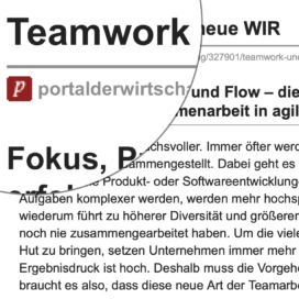 Teamwork und das neue WIR_portalderwirtschaft.de 07_2019 von Ulrike Stahl Teamworkshops live und online für globale und internationale Teams